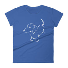 Load image into Gallery viewer, Dachshund Up - Women&#39;s T-shirt - WeeShopyDog
