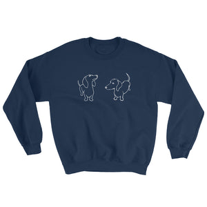 Dachshund Twins - Sweatshirt - WeeShopyDog