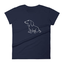 Load image into Gallery viewer, Dachshund Dreamer - Women&#39;s T-shirt - WeeShopyDog
