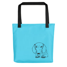Load image into Gallery viewer, Dachshund Paw - Color Tote Bag - WeeShopyDog

