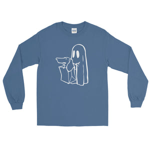 Dachshund Halloween Boo - Long Sleeve T-Shirt - WeeShopyDog
