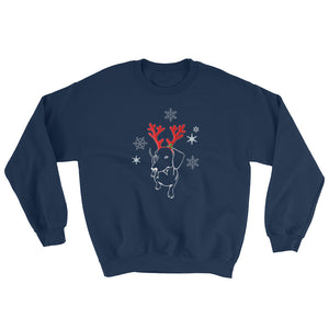 Dachshund Christmas Moose - Sweatshirt - WeeShopyDog