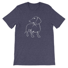Load image into Gallery viewer, Dachshund Beauty - Unisex/Men&#39;s T-shirt - WeeShopyDog

