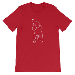 Dachshund Ahead - Unisex/Men's T-shirt - WeeShopyDog