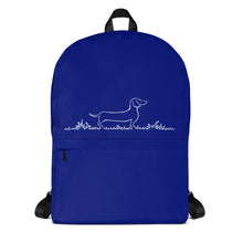 Load image into Gallery viewer, Dachshund Line Grass - Backpack - WeeShopyDog
