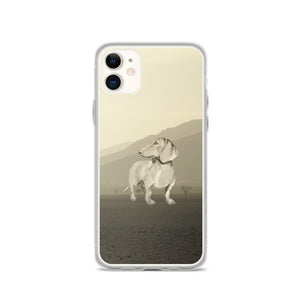 Dachshund Desert - iPhone Case