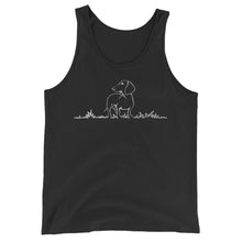 Load image into Gallery viewer, Dachshund Beauty Grass - Unisex/Men&#39;s Tank Top - WeeShopyDog
