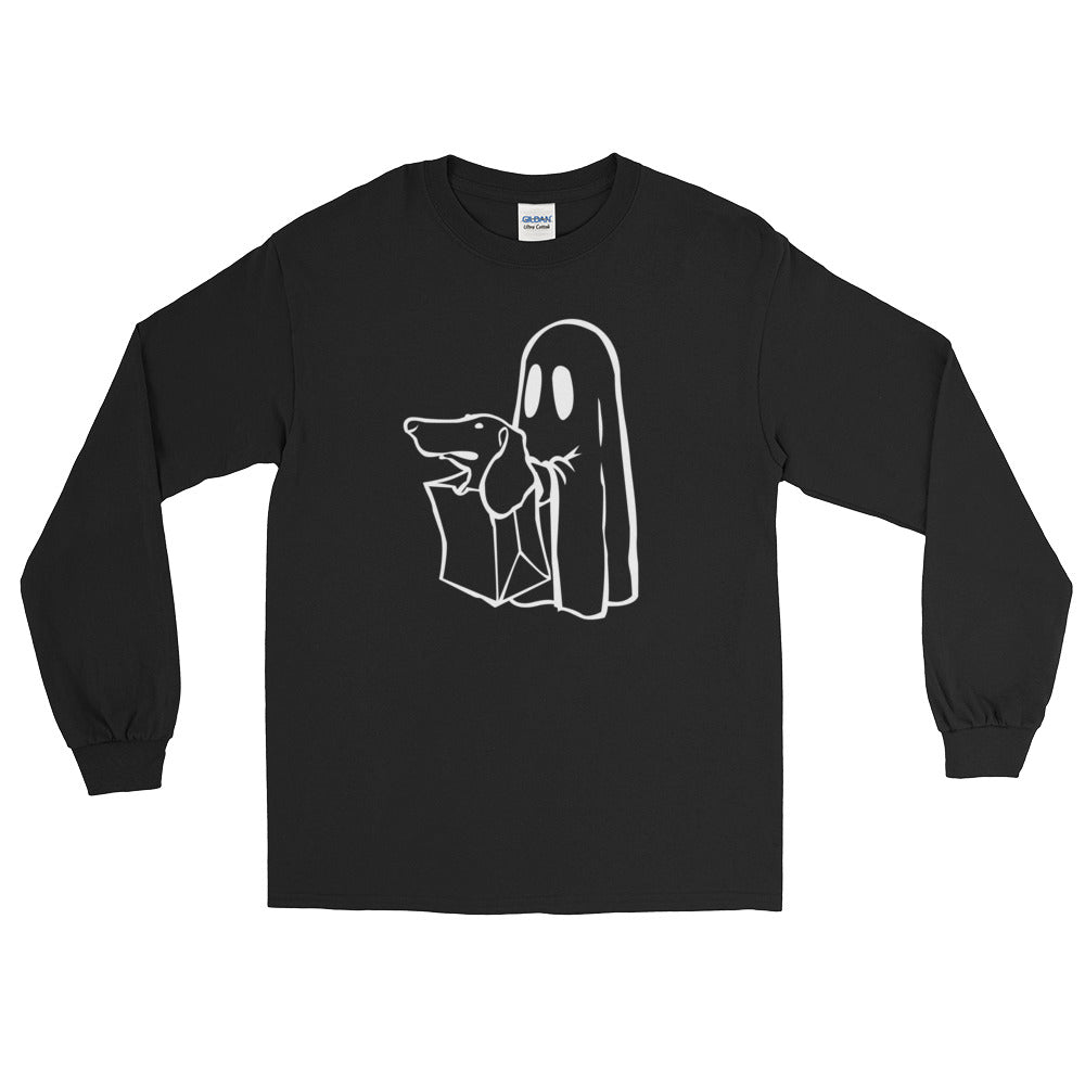 Dachshund Halloween Boo - Long Sleeve T-Shirt - WeeShopyDog