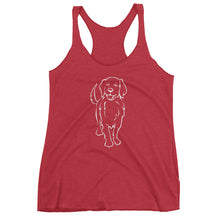 Load image into Gallery viewer, Golden Retriever Smile - Women&#39;s Tank Top - WeeShopyDog
