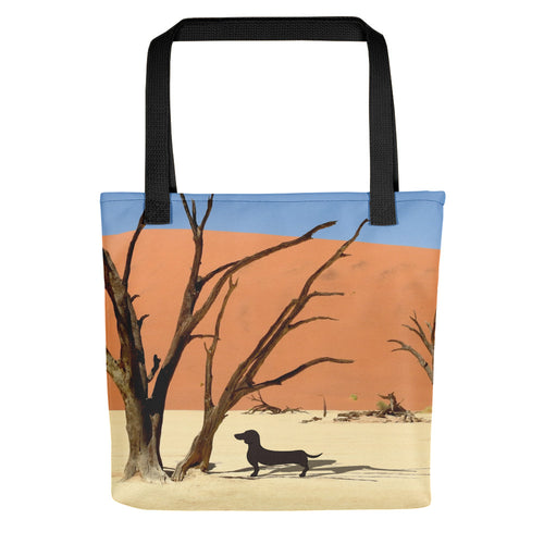Dachshund Namibia View - Color Tote bag - WeeShopyDog