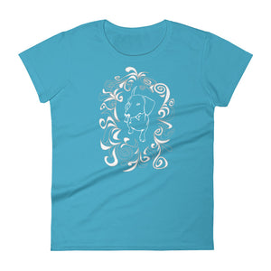 Dachshund Cute Flower - Women's T-shirt - WeeShopyDog