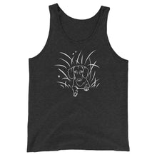 Load image into Gallery viewer, Dachshund Play Grass - Unisex/Men&#39;s Tank Top - WeeShopyDog
