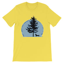 Load image into Gallery viewer, Dachshund Christmas Tree - Unisex/Men&#39;s T-shirt - WeeShopyDog
