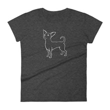 Load image into Gallery viewer, Chihuahua Smile - Women&#39;s T-shirt - WeeShopyDog
