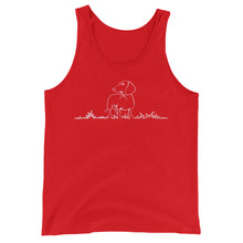 Load image into Gallery viewer, Dachshund Beauty Grass - Unisex/Men&#39;s Tank Top - WeeShopyDog
