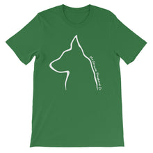 Load image into Gallery viewer, My German Shepherd Outline - Unisex/Men&#39;s T-shirt - WeeShopyDog
