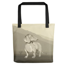 Load image into Gallery viewer, Dachshund Desert - Color Tote Bag - WeeShopyDog
