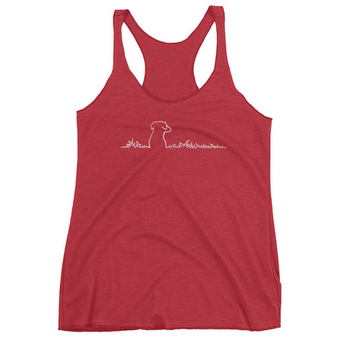 Dog Friend Grass - Women's Tank Top - WeeShopyDog