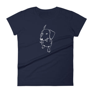 Dachshund Cute - Women's T-shirt - WeeShopyDog