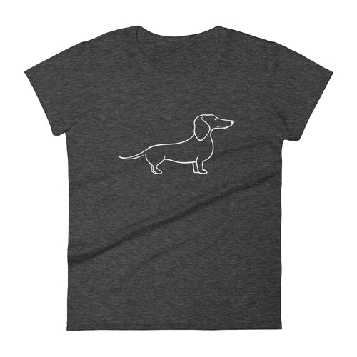 Dachshund Happy - Women's T-shirt - WeeShopyDog