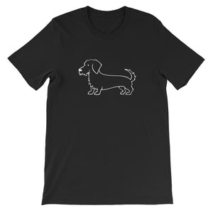 Dachshund Wire Haired - Unisex/Men's T-shirt - WeeShopyDog