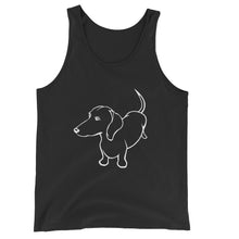 Load image into Gallery viewer, Dachshund Up - Unisex/Men&#39;s Tank Top - WeeShopyDog
