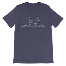 Load image into Gallery viewer, Chihuahua Grass - Unisex/Men&#39;s T-shirt - WeeShopyDog
