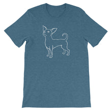 Load image into Gallery viewer, Chihuahua Smile - Unisex/Men&#39;s T-shirt - WeeShopyDog
