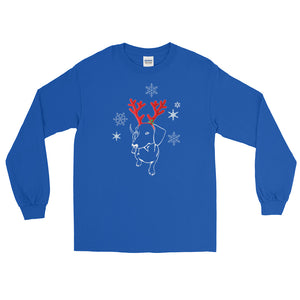 Dachshund Christmas Moose - Long Sleeve T-Shirt - WeeShopyDog