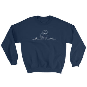 Dachshund Beauty Grass - Sweatshirt - WeeShopyDog