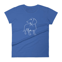 Load image into Gallery viewer, Dachshund Beauty - Women&#39;s T-shirt - WeeShopyDog

