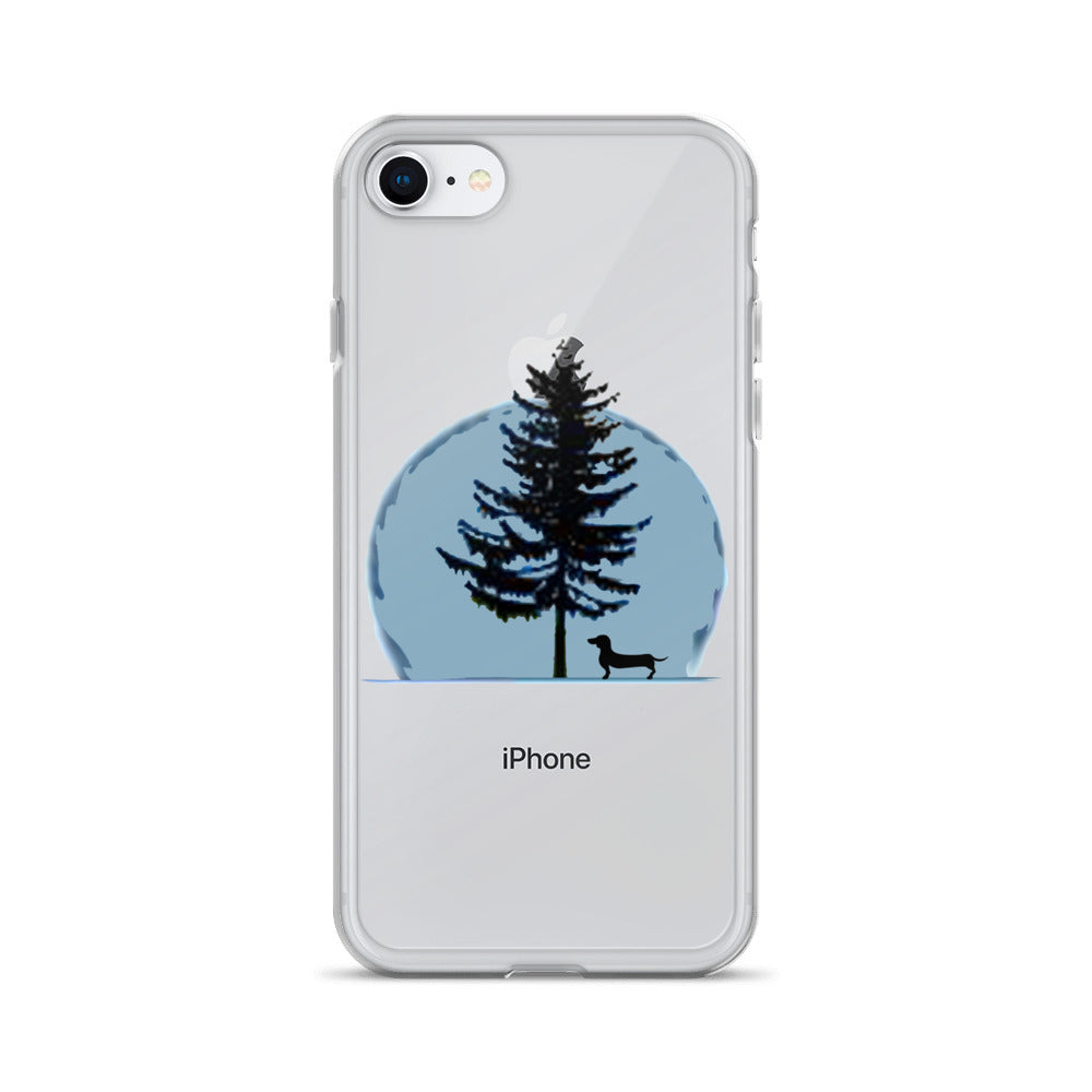 Dachshund Christmas Tree - iPhone Case - WeeShopyDog