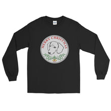 Load image into Gallery viewer, Dachshund Merry Christmas - Long Sleeve T-Shirt - WeeShopyDog
