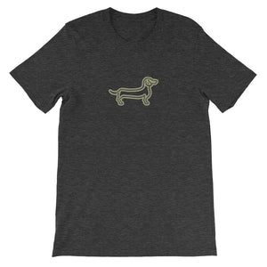 Dachshund Line - Unisex/Men's T-shirt - WeeShopyDog