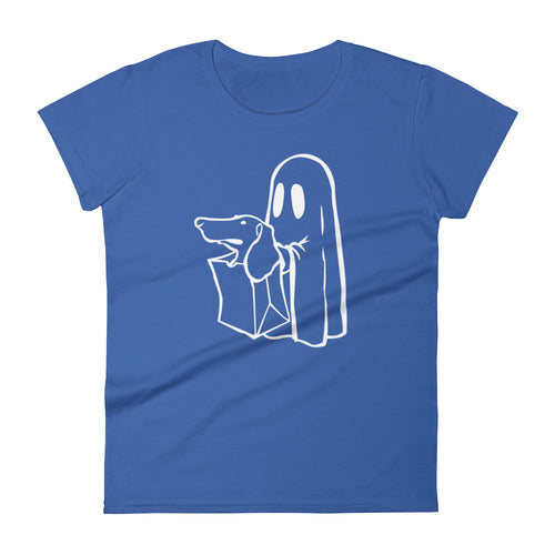 Dachshund Halloween Boo - Women's T-shirt - WeeShopyDog