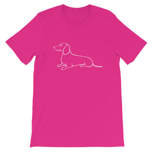 Dachshund Gentle - Unisex/Men's T-shirt - WeeShopyDog