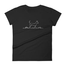 Load image into Gallery viewer, Chihuahua Grass - Women&#39;s T-shirt - WeeShopyDog
