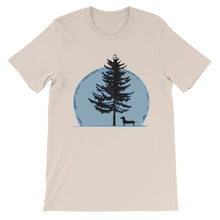 Load image into Gallery viewer, Dachshund Christmas Tree - Unisex/Men&#39;s T-shirt - WeeShopyDog
