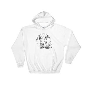 Dachshund Paw - Hooded Sweatshirt - WeeShopyDog