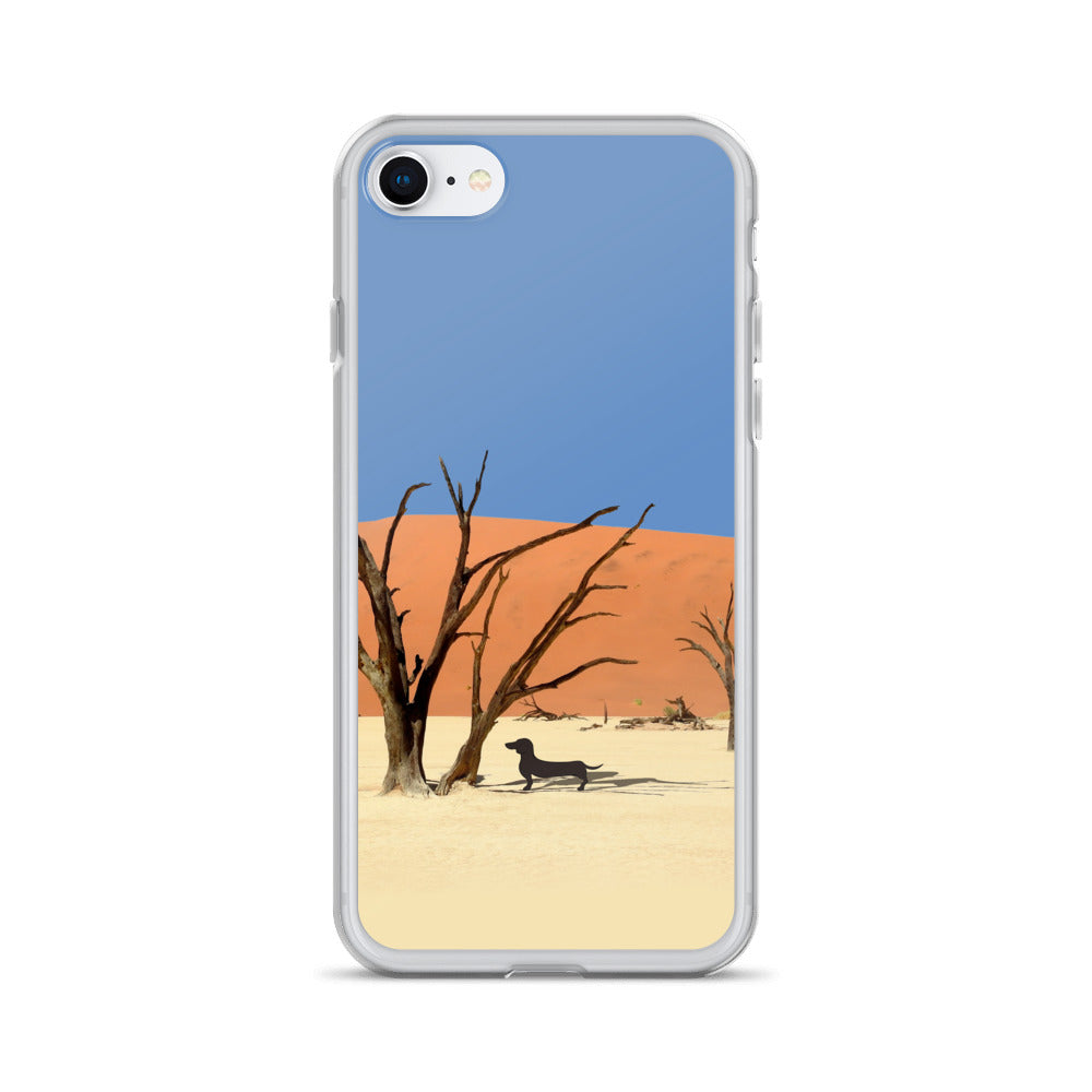 Dachshund Namibia View - iPhone Case - WeeShopyDog