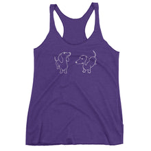 Load image into Gallery viewer, Dachshund Twins - Women&#39;s Tank Top - WeeShopyDog
