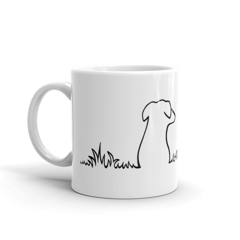 Dog Friend Grass - Mug - WeeShopyDog