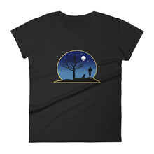Load image into Gallery viewer, Dachshund Moon - Women&#39;s T-shirt - WeeShopyDog
