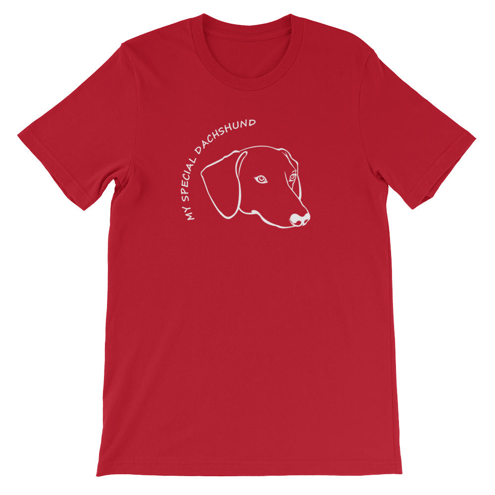 My Special Dachshund - Unisex/Men's T-shirt - WeeShopyDog