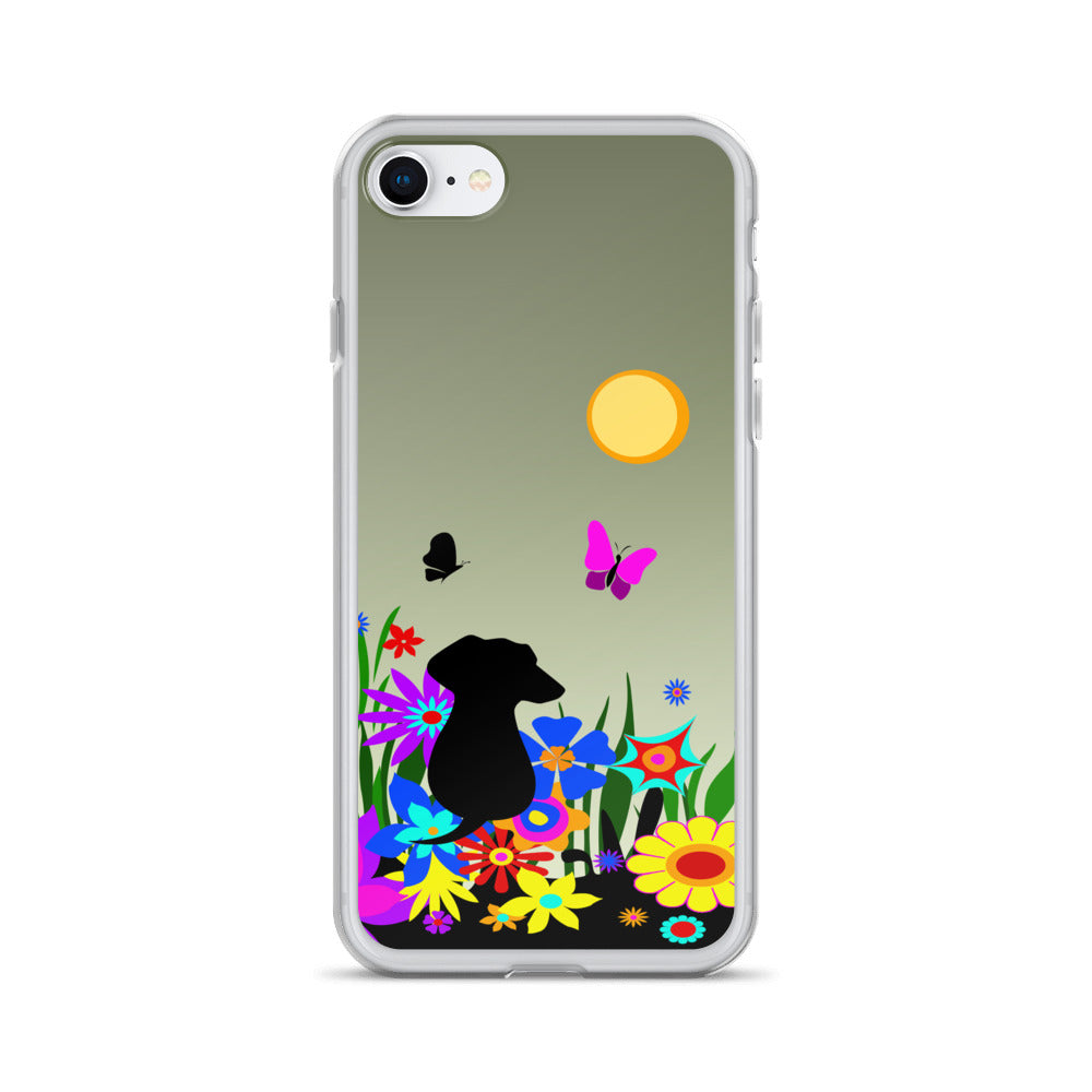 Dachshund Blossom - iPhone Case - WeeShopyDog