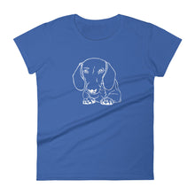 Load image into Gallery viewer, Dachshund Paws - Women&#39;s T-shirt - WeeShopyDog
