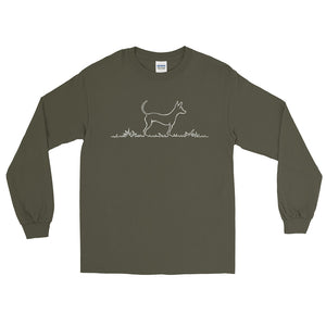 Chihuahua Grass - Long Sleeve T-Shirt - WeeShopyDog