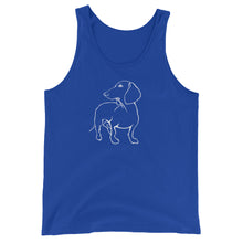 Load image into Gallery viewer, Dachshund Beauty - Unisex/Men&#39;s Tank Top - WeeShopyDog
