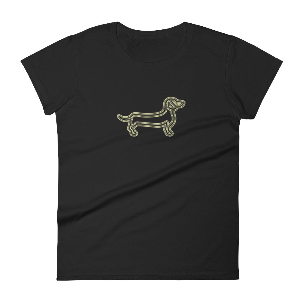 Dachshund Line - Women's T-shirt - WeeShopyDog