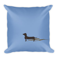 Load image into Gallery viewer, Dachshund Shadow - Square Pillow - WeeShopyDog
